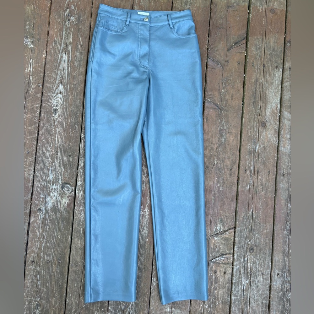 Wilfred leather pants, faux leather,  Straight Leg pants,  High-Waisted, Aritzia